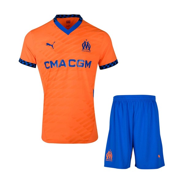 Camiseta Marsella Tercera equipo Niño 2024-25